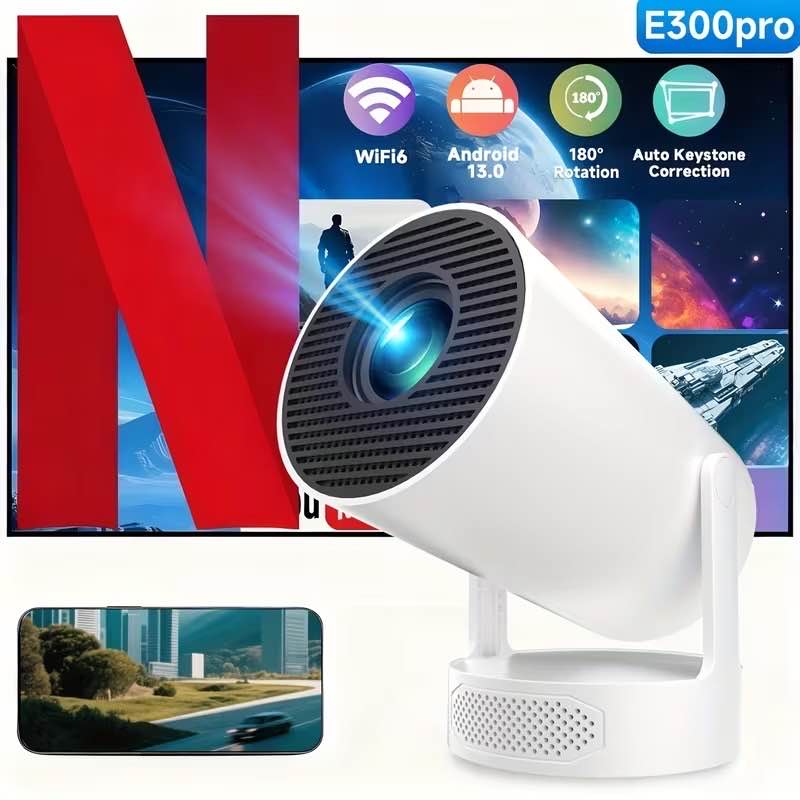 HY E300 PRO Android Smart Projeksiyon